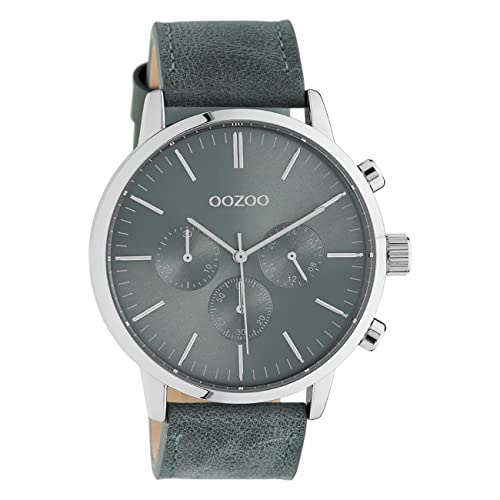 Oozoo Timepieces Herren Uhr - Armbanduhr Herren mit 22mm Lederarmband - Analog Herrenuhr in rund C10915 von Oozoo
