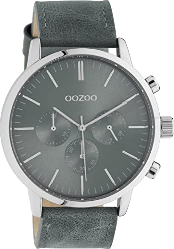 Oozoo Timepieces Herren Uhr - Armbanduhr Herren mit 22mm Lederarmband - Analog Herrenuhr in rund C10915 von Oozoo