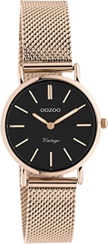 Oozoo Vintage Damen Uhr - Armbanduhr Damen mit 14mm Mesh Armband - Analog Damenuhr in rund C20234 Oozoo Vintage Damen Uhr - Armbanduhr Damen mit 14mm Mesh Armband - Analog Damenuhr in rund C20234 von Oozoo