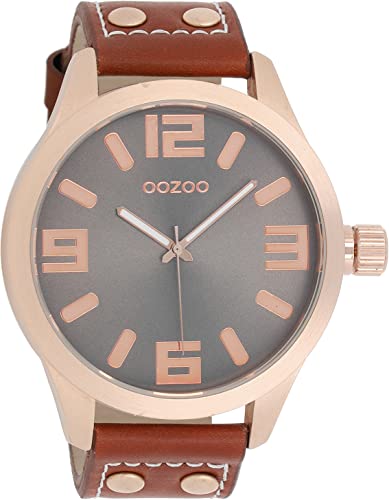 Oozoo Heren Horloge-C1106 Cognac (51mm) von Oozoo