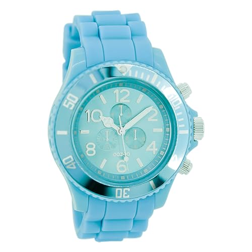 Oozoo C4834 Damen-Armbanduhr, Silikonarmband, Türkis von Oozoo