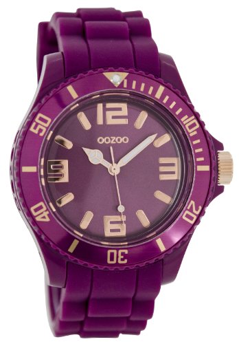 Oozoo C5045 Damen-Armbanduhr, Silikon-Armband von Oozoo