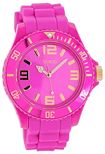 Oozoo C5047 – Uhr für Frauen, Silikon-Armband Rosa von Oozoo