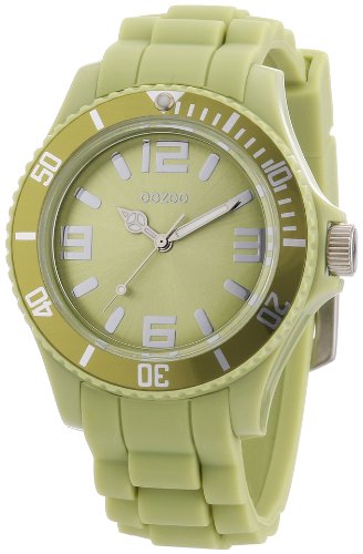 Oozoo Damen-Armbanduhr Analog Silikon C4368 Pistache von Oozoo