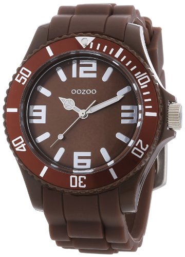 Oozoo Damen-Armbanduhr Analog Silikon C4663 Darkbrown von Oozoo