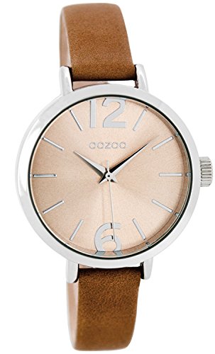 Oozoo Damen-Armbanduhr Hellbraun 36 mm C8702 von Oozoo