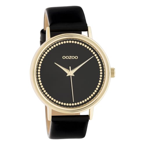 Oozoo Damen Armbanduhr Sale Analog Leder schwarz UOC10835 Analoguhr von Oozoo