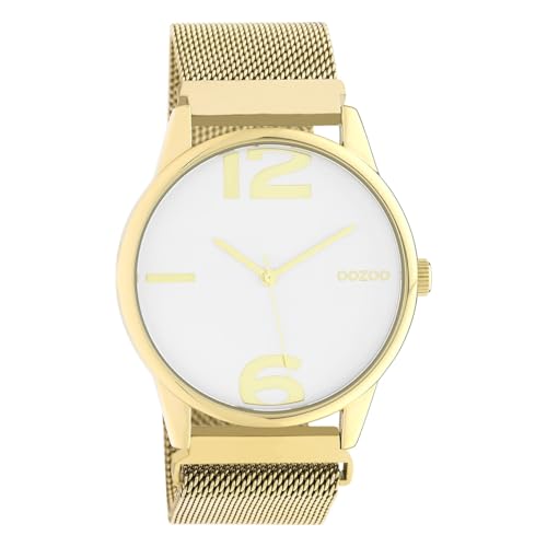 Oozoo Damen Armbanduhr Timepieces Analog Metall Gold UOC10867 Analoguhr von Oozoo