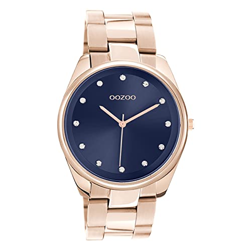 Oozoo Damen Armbanduhr Timepieces C10967 Analog Edelstahl roségold UOC10967 Analoguhr von Oozoo
