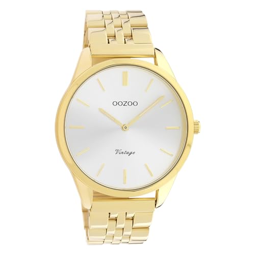 Oozoo Damenuhr Metallband Ø 38 mm Gold-/Silberfarben C9986 von Oozoo