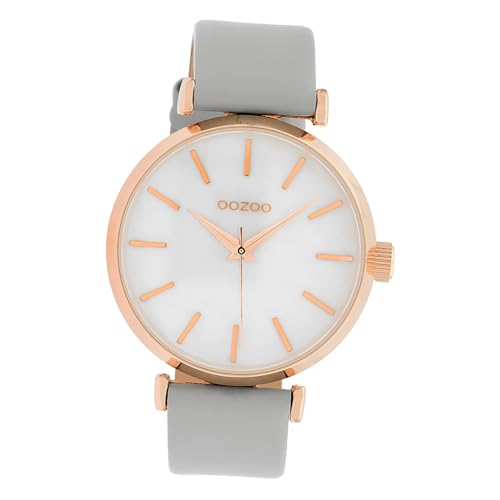 Oozoo Damenuhr Perlmutt/Hellgrau 39 mm C10143 von Oozoo