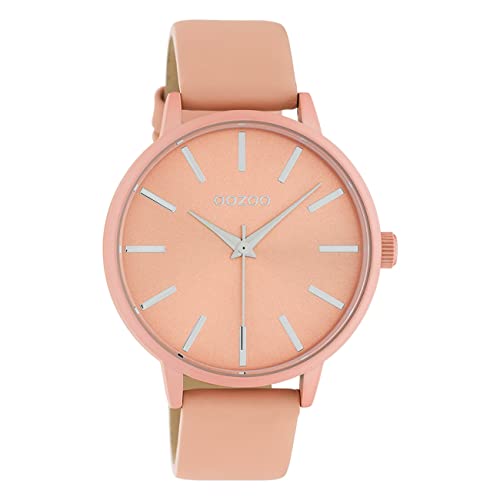 Oozoo Damenuhr Quarz mit Lederband 42 MM Rosa Sunray C10617 von Oozoo