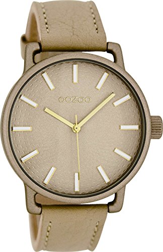 Oozoo Damenuhr mit Lederband 40 MM Sand/Sand C8310 von Oozoo