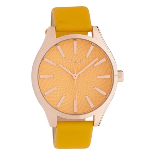 Oozoo Damenuhr mit Lederband 42 MM Orange/Orange C10466 von Oozoo