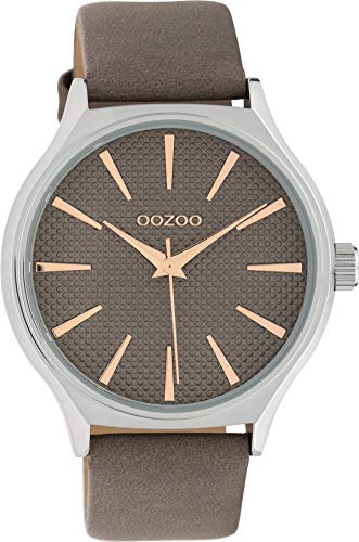 Oozoo Damenuhr mit Lederband 42 MM Taupe/Taupe C10108 von Oozoo