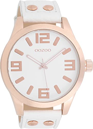 Oozoo Dames Horloge-C1150 wit (46mm) von Oozoo