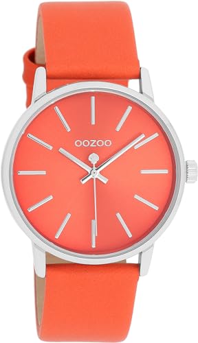 Oozoo Damenuhr mit Lederband Color Line 35 MM Orange/Orange C11062 von Oozoo