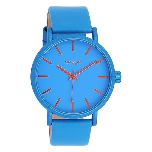 Oozoo Damenuhr mit Lederband Color Line 42 MM Blau C11175 von Oozoo
