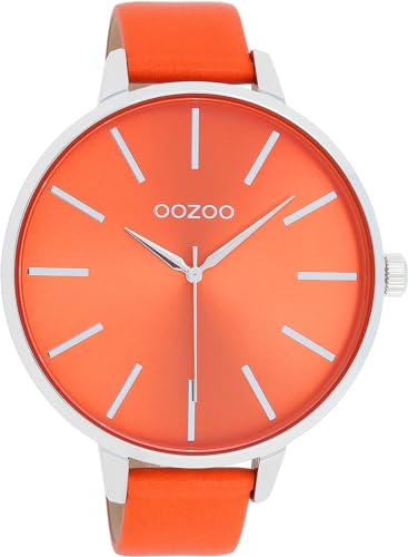 Oozoo Damenuhr mit Lederband Color Line 48 MM Orange/Orange C11071 von Oozoo
