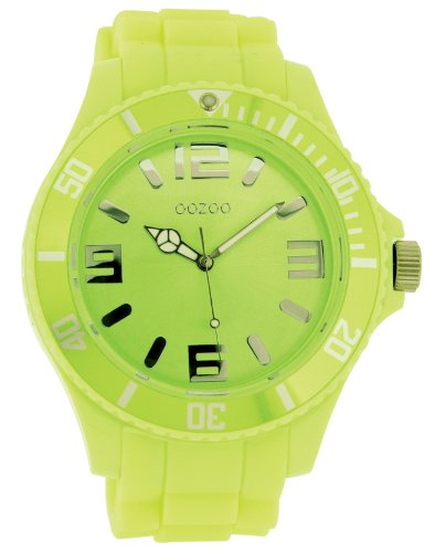 Oozoo Herren-Armbanduhr XL Analog Silikon C4347 Lemon von Oozoo