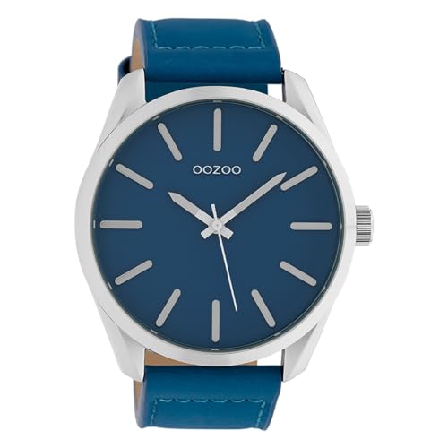 Oozoo Herrenuhr Classic mit Lederband 46 MM Petrol/Petrol C10321 von Oozoo