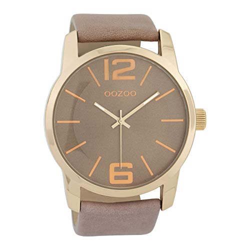 Oozoo Herrenuhr mit Lederband 48 MM Rose/Pinkgrau/Pinkgrau C9732 Oozoo Herrenuhr mit Lederband 48 MM Rose/Pinkgrau/Pinkgrau C9732 von Oozoo