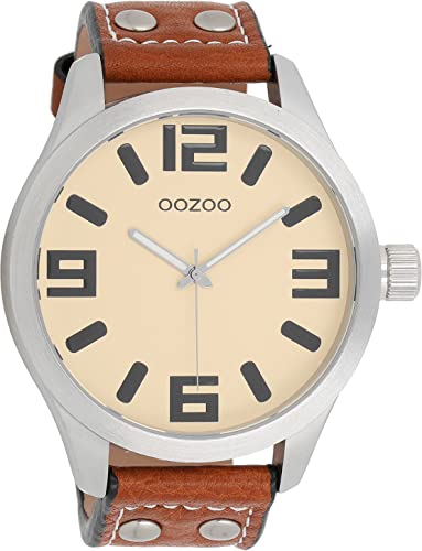 Oozoo Heren Horloge-C1002 Cognac (51mm) von Oozoo