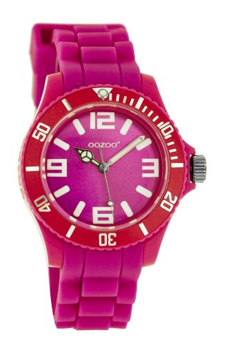 Oozoo Kinder-Armbanduhr Junior Collection Analog Silikon pink JR216 von Oozoo