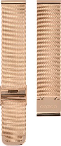 Oozoo Milanaiseband Uhrenband Armband Metallband Edelstahl Rosefarben 14 MM - OA-502-14 von Oozoo