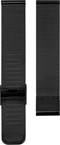 Oozoo Milanaiseband Uhrenband Armband Metallband Edelstahl Schwarz 24 MM - OA-504-24 Oozoo Milanaiseband Uhrenband Armband Metallband Edelstahl Schwarz 24 MM - OA-504-24 von Oozoo