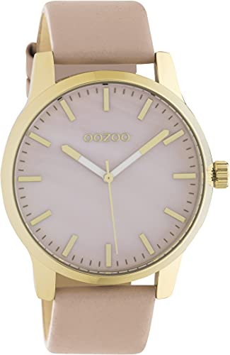 Oozoo Timepieces Damen Uhr - Armbanduhr Damen mit 20mm Lederarmband - Analog Damenuhr in rund C10727 von Oozoo
