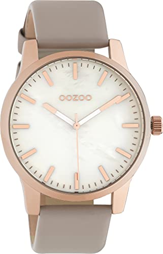 Oozoo Timepieces Damen Uhr - Armbanduhr Damen mit 20mm Lederarmband - Analog Damenuhr in rund C10728 von Oozoo