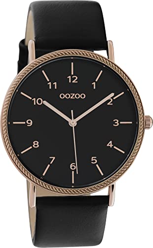 Oozoo Timepieces Damen Uhr - Armbanduhr Damen mit 20mm Lederarmband - Analog Damenuhr in rund C10824 von Oozoo