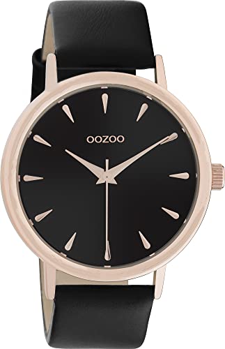 Oozoo Timepieces Damen Uhr - Armbanduhr Damen mit 20mm Lederarmband - Analog Damenuhr in rund C10829 von Oozoo