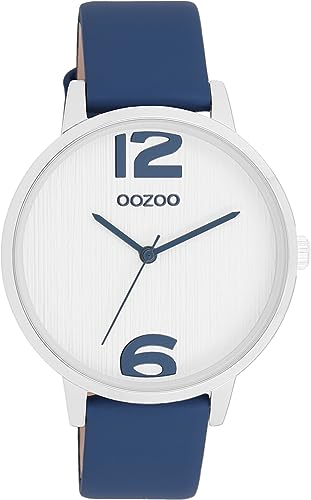 Oozoo Timepieces Damen Uhr | Armbanduhr Damen mit Lederarmband | Hochwertige Uhr für Frauen | Edle Analog Damenuhr in rund C11238 von Oozoo