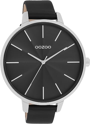 Oozoo Timepieces Damen Uhr | Armbanduhr Damen mit Lederarmband | Hochwertige Uhr für Frauen | Edle Analog Damenuhr in rund C11258 von Oozoo