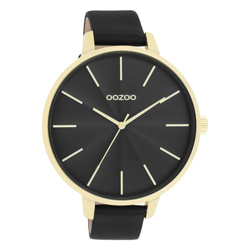 Oozoo Timepieces Damen Uhr | Armbanduhr Damen mit Lederarmband | Hochwertige Uhr für Frauen | Edle Analog Damenuhr in rund C11259 von Oozoo