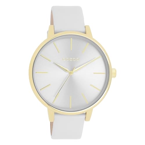 Oozoo Timepieces Damen Uhr | Armbanduhr Damen mit Lederarmband | Hochwertige Uhr für Frauen | Edle Analog Damenuhr in rund C11290 von Oozoo