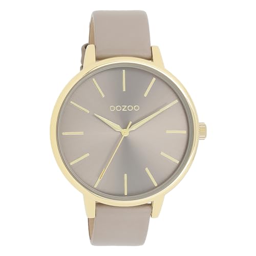Oozoo Timepieces Damen Uhr | Armbanduhr Damen mit Lederarmband | Hochwertige Uhr für Frauen | Edle Analog Damenuhr in rund C11291 von Oozoo