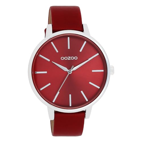 Oozoo Timepieces Damen Uhr | Armbanduhr Damen mit Lederarmband | Hochwertige Uhr für Frauen | Edle Analog Damenuhr in rund C11299 von Oozoo