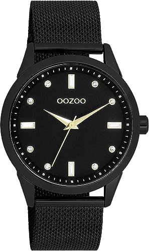 Oozoo Timepieces Damen Uhr | Armbanduhr Damen mit Metallarmband | Hochwertige Uhr für Frauen | Edle Analog Damenuhr in rund C11284 von Oozoo