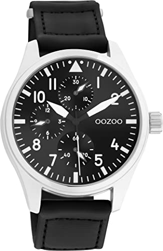 Oozoo Timepieces Herren Uhr - Armbanduhr Herren mit 21mm breites Nylon Armband | Hochwertige Uhr für Männer - Edle Analog Herrenuhr in rund C11009 Oozoo Timepieces Herren Uhr - Armbanduhr Herren mit 21mm breites Nylon Armband | Hochwertige Uhr für Männer - Edle Analog Herrenuhr in rund C11009 von Oozoo