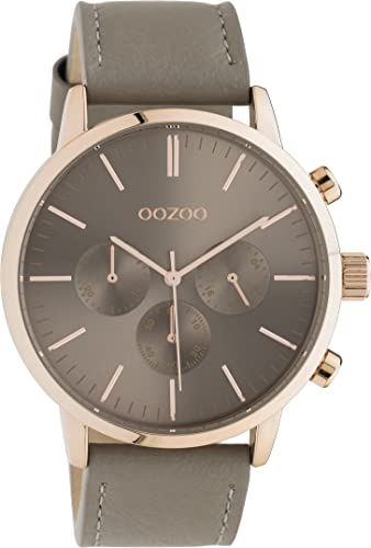 Oozoo Timepieces Herren Uhr - Armbanduhr Herren mit 22mm Lederarmband - Analog Herrenuhr in rund C10916 von Oozoo