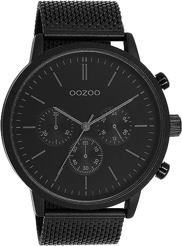 Oozoo Timepieces Herren Uhr | Armbanduhr Herren mit Lederarmband | Hochwertige Uhr für Männer | Edle Analog Herrenuhr in rund | C11204 von Oozoo