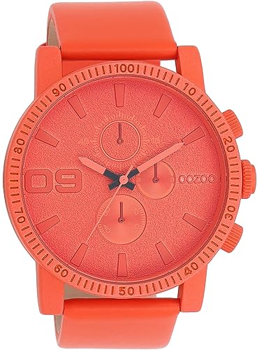 Oozoo Timepieces Herren Uhr | Armbanduhr Herren mit Lederarmband | Hochwertige Uhr für Männer | Edle Analog Herrenuhr in rund | C11219 von Oozoo