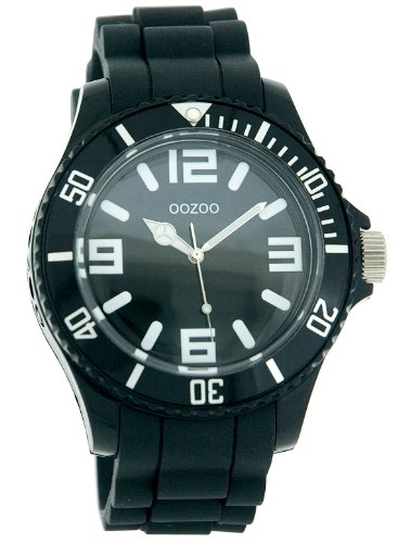 Oozoo Timepieces - XL Damenuhr mit Kautschukband - C4174 schwarz Oozoo Timepieces - XL Damenuhr mit Kautschukband - C4174 schwarz von Oozoo
