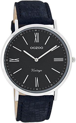 Oozoo Unisex Analog Quarz Uhr mit Leder Armband C7356 von Oozoo