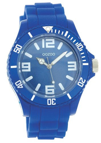 Oozoo Unisex-Armbanduhr Silicone Collection Analog Silikon blau C4281 von Oozoo