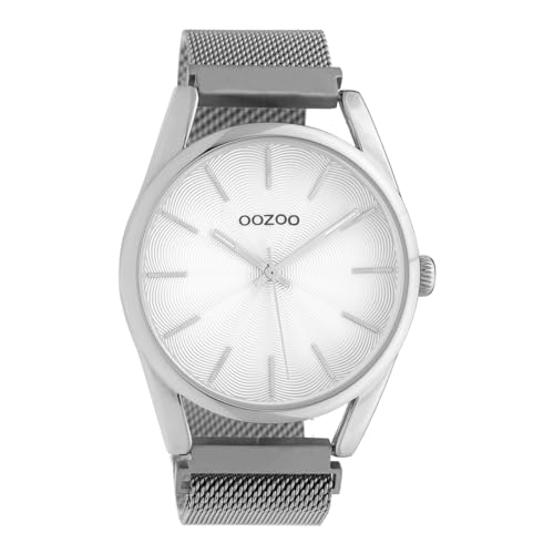 Oozoo Unisex Armbanduhr Timepieces Analog Metall Silber UOC10693 Analoguhr von Oozoo