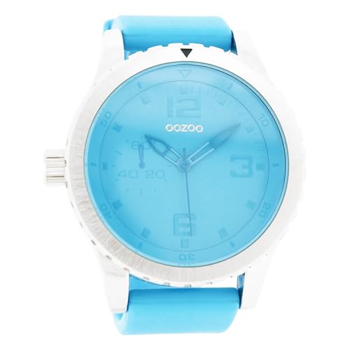 Oozoo Unisex Armbanduhr Vintage Series Analog Leder blau UOC3671A Analoguhr von Oozoo